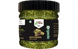 Organic LRM Green Cardamon   Glass Jar  50 grams